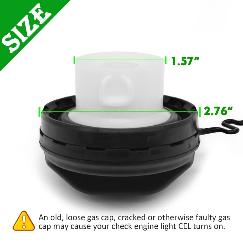 Engine Dancer Gas Cap Fuel Tank Cap Compatible with Toyota 2003-2009 4Runner,2003-2006 Camry,2004-2007 Highlander,2004-2006 Corolla Sienna 77300-33070 - Image 4